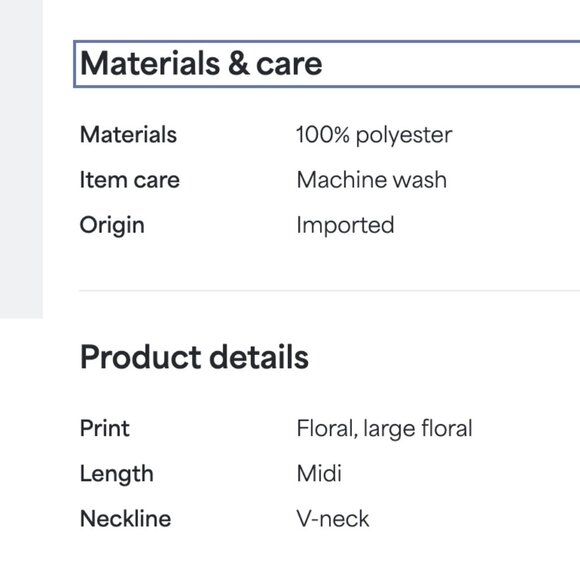 DIZZY LIZZY Long Sleeve Midi Dress Size S NEW WITH TAG! - Picture 7 of 7